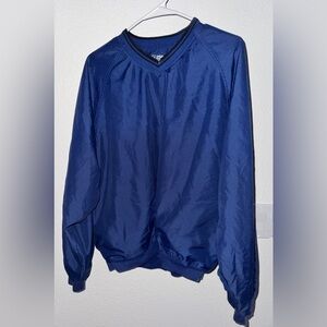 Navy Blue V-Neck Pullover